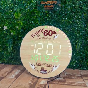 LED Bamboo Clock